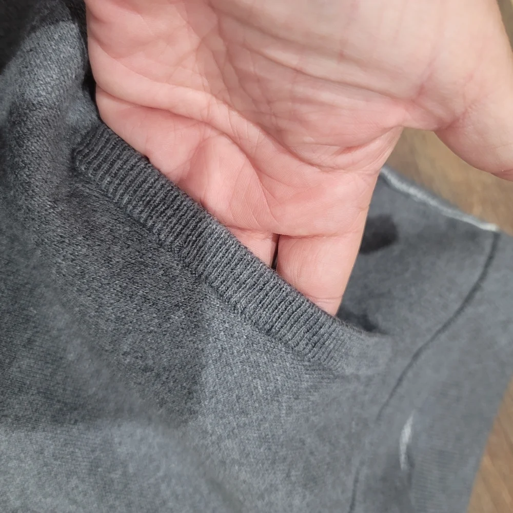 ATM Anthony Thomas Melillo Cashmere Cotton Knit Joggers Grey L EUC